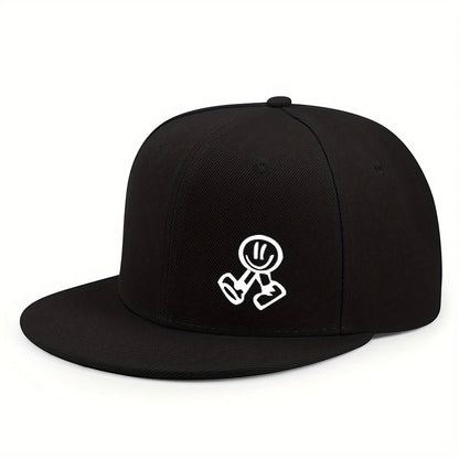 Unisex Wide Brim Hip-hop Breathable Flat Cap