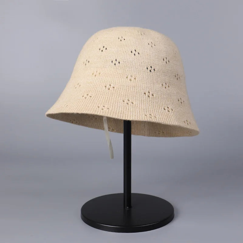 Autumn New Hollow Floral Bucket Hat