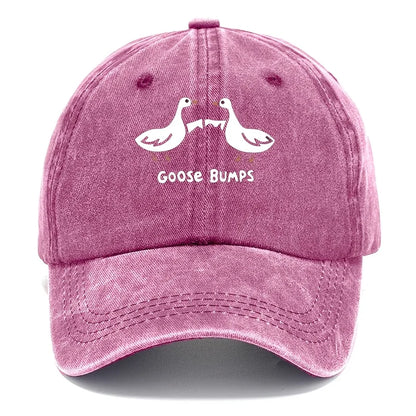 Retro Goose Print Casual Dad Baseball Cap