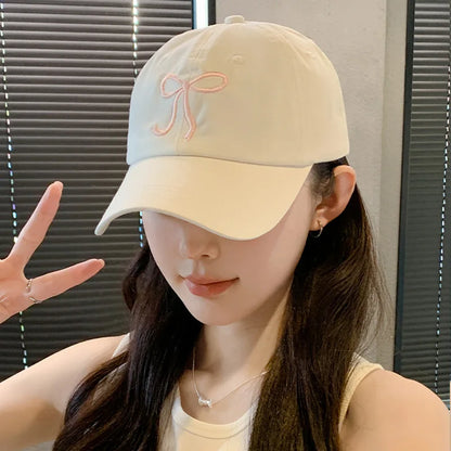 Korean Love Embroidered Sun Visor Baseball Cap