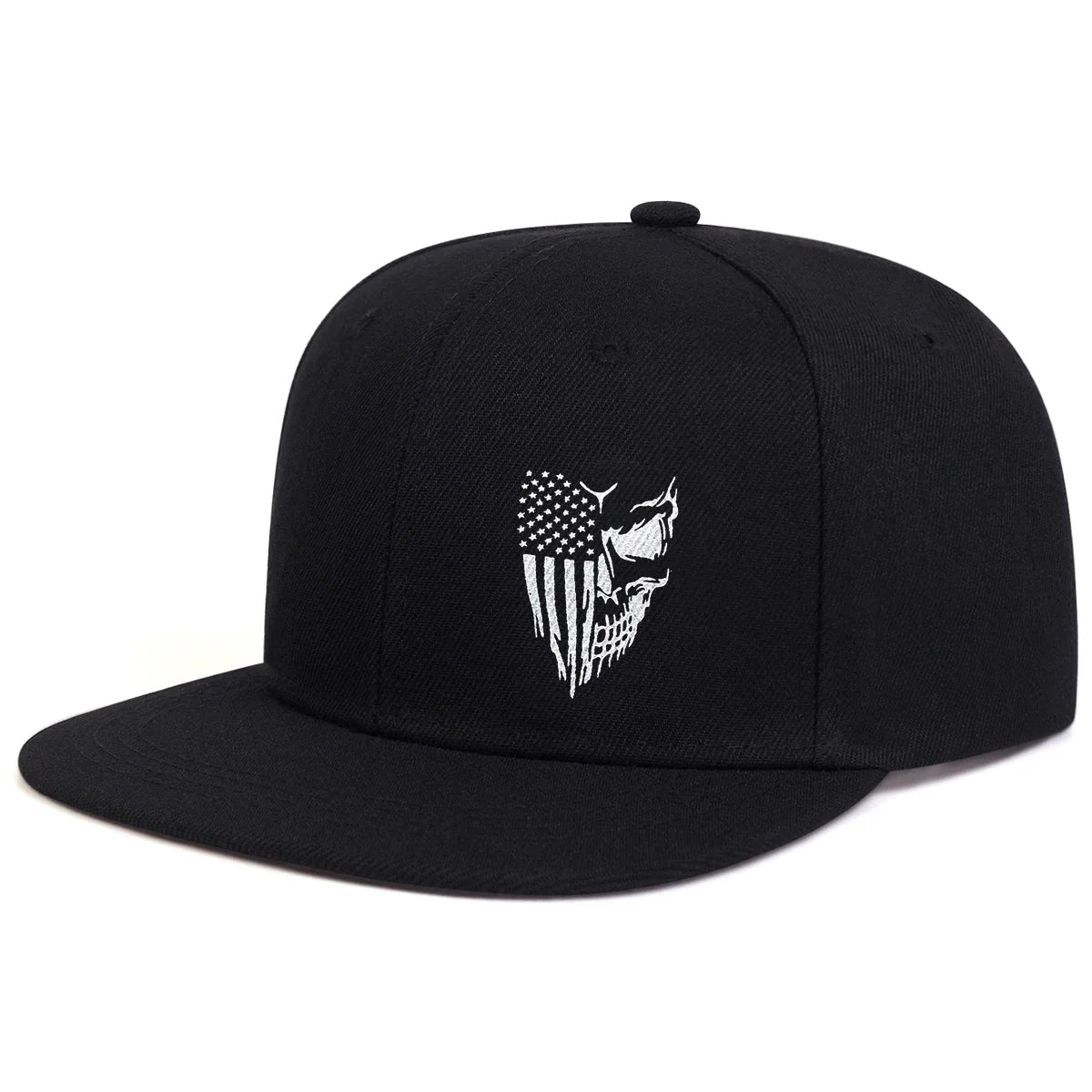 Unisex Ghost Head Skull Printed Hip-hop Hats