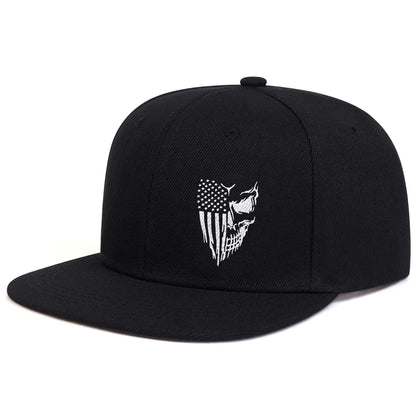 Unisex Ghost Head Skull Printed Hip-hop Hats