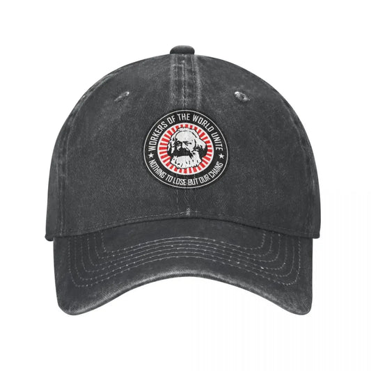 Workers Unite Karl Marx Baseball Cap