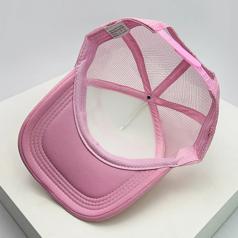 Tiger Letter Print Mesh Baseball Cap