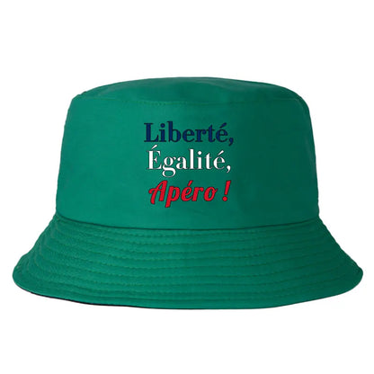 Liberté Égalité Apéro Reversible Bucket Hat