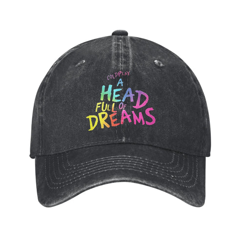 Coldplay 2025 Tour Head Full Dreams Baseball Cap