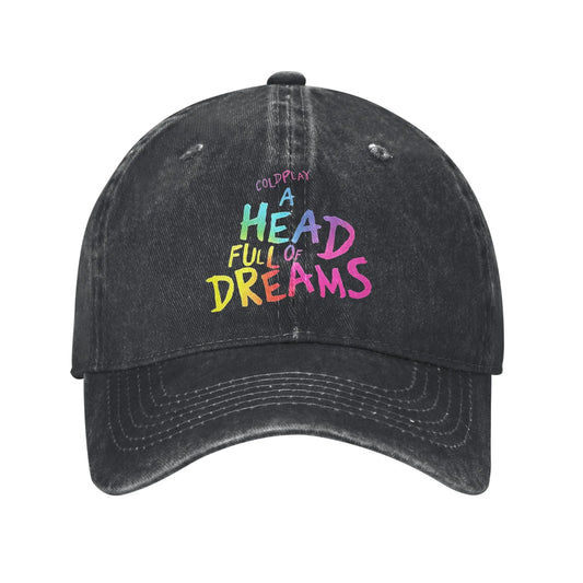 Coldplay 2025 Tour Head Full Dreams Baseball Cap