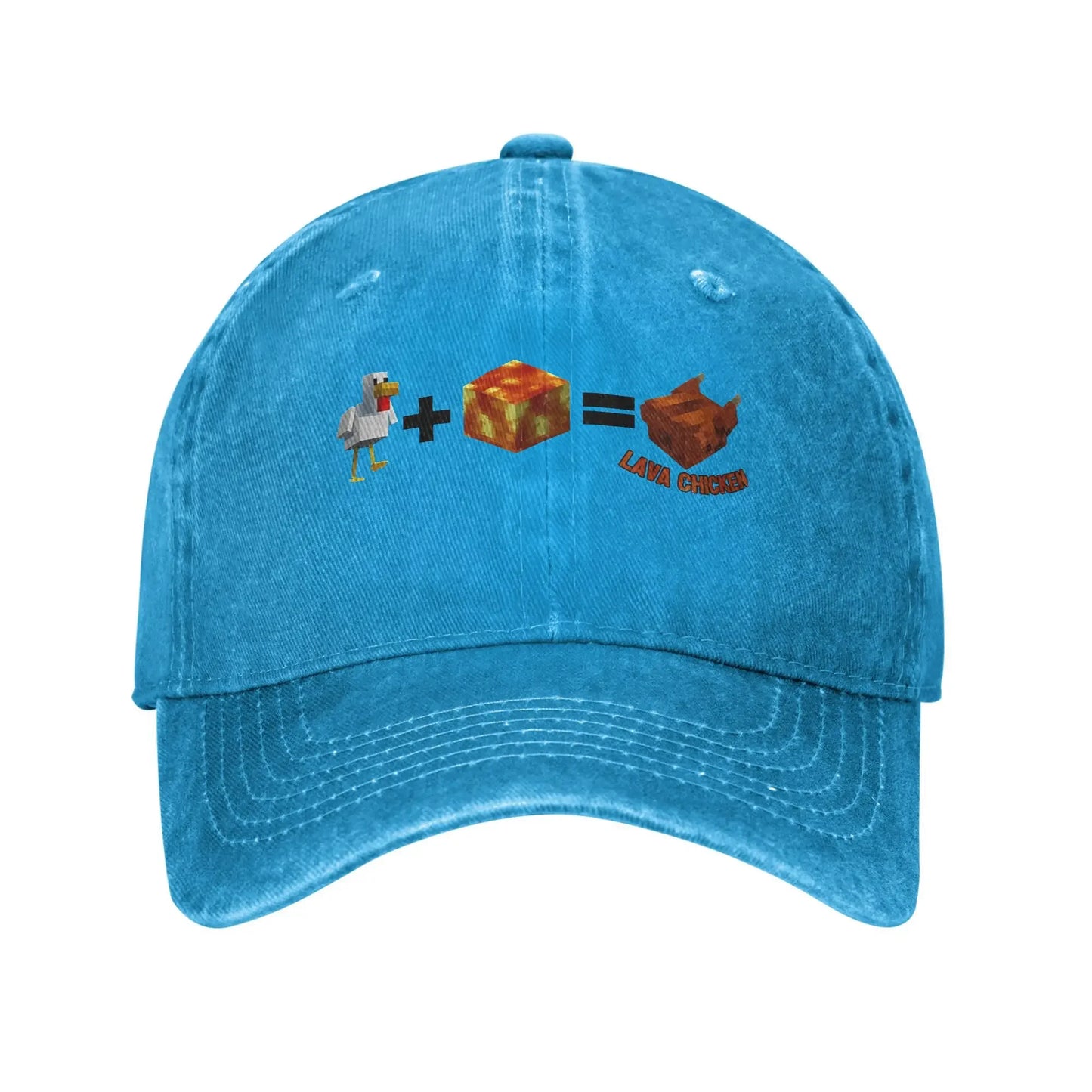 Steves Lava Chicken Gaming Vintage Baseball Cap
