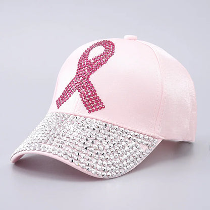 Fashion Rhinestone Snapback Sun Baseball Cap