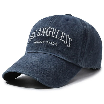 Vintage Distressed “LOS ANGELES” Embroidered Baseball Cap