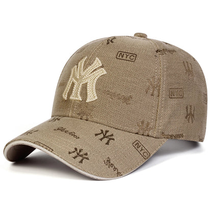 Unisex Letter Embroidery Baseball Caps Spring
