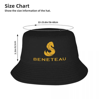 Beneteaus Sailing Boat Logo Bucket Hat