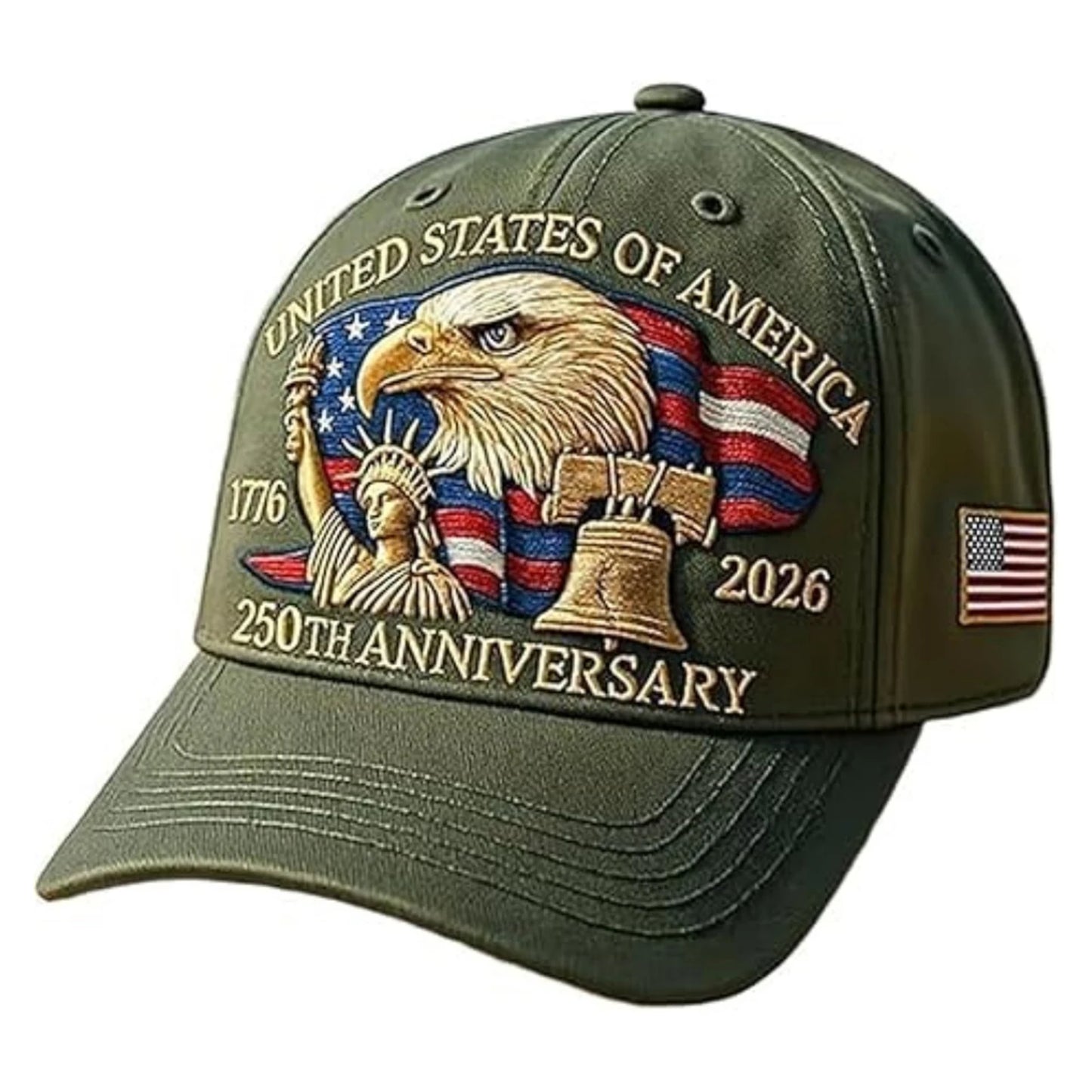 Eagle Print Baseball Cap