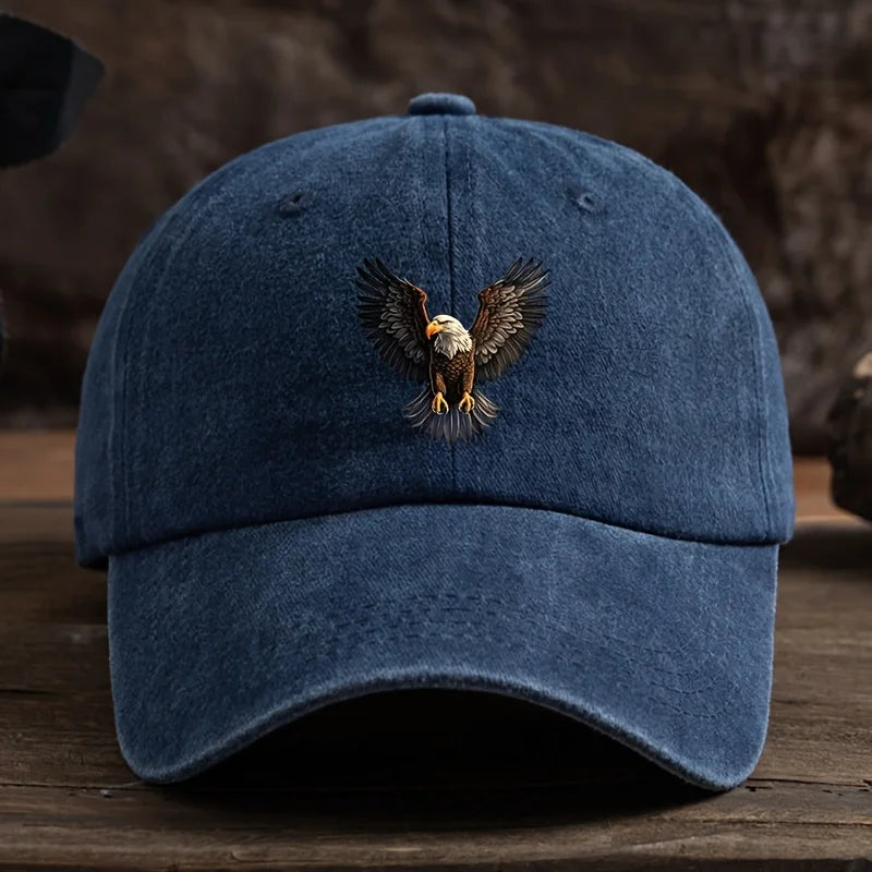 Winged Eagle Print Hip Hop Baseball Cap