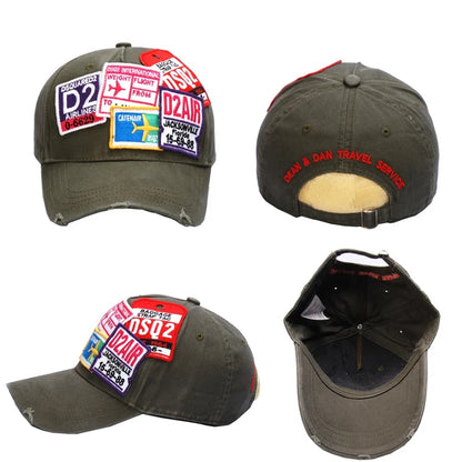 Streetwear Letter Embroidered Hip Hop Baseball Cap