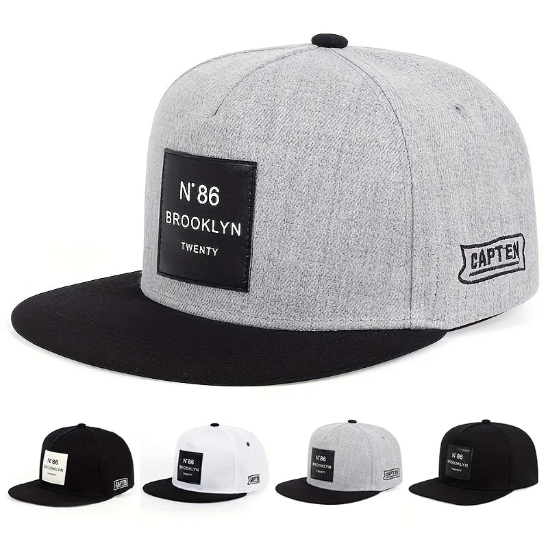 Brooklyn Print Label Embroidery Outdoor Snapback Cap