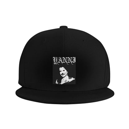 Yanni Black Metal Breathable Unisex Snapback Cap
