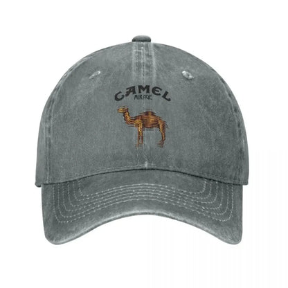 Camel Animal Distressed Baseball Cap