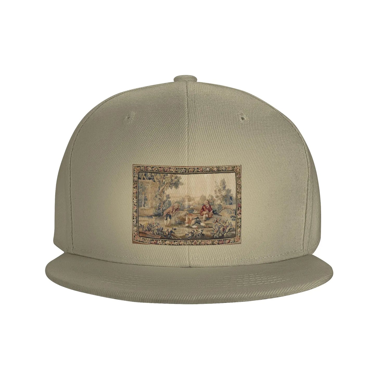 Aubusson Antique French Tapestry Print Snapback Cap