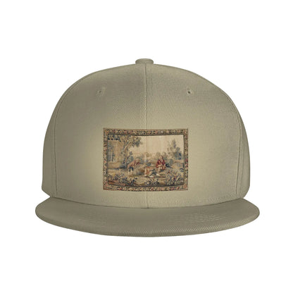 Aubusson Antique French Tapestry Print Snapback Cap