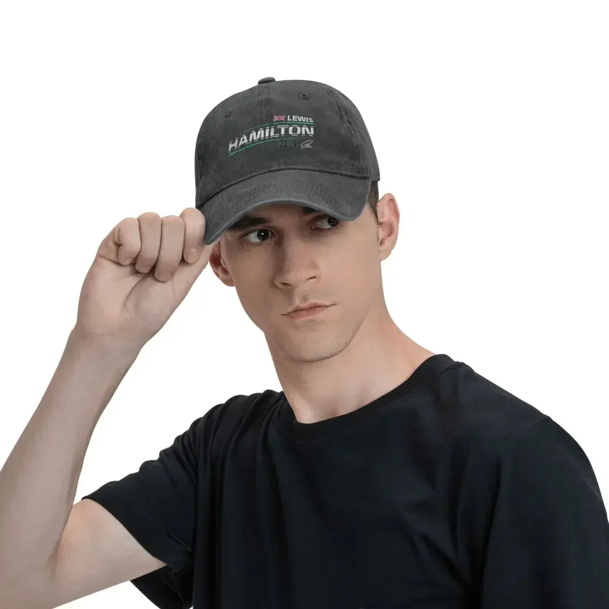 Lewis Hamilton Legacy Vintage Distressed Baseball Cap