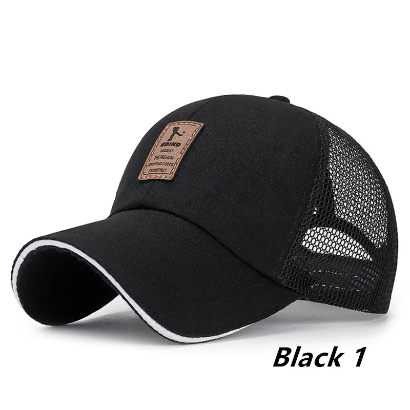 Women Men Summer Breathable Net Mesh Golf Baseball Cap