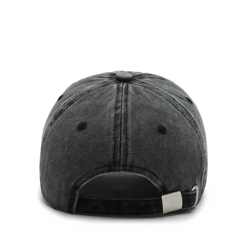 Anchor Embroidery Cool Washed Baseball Cap