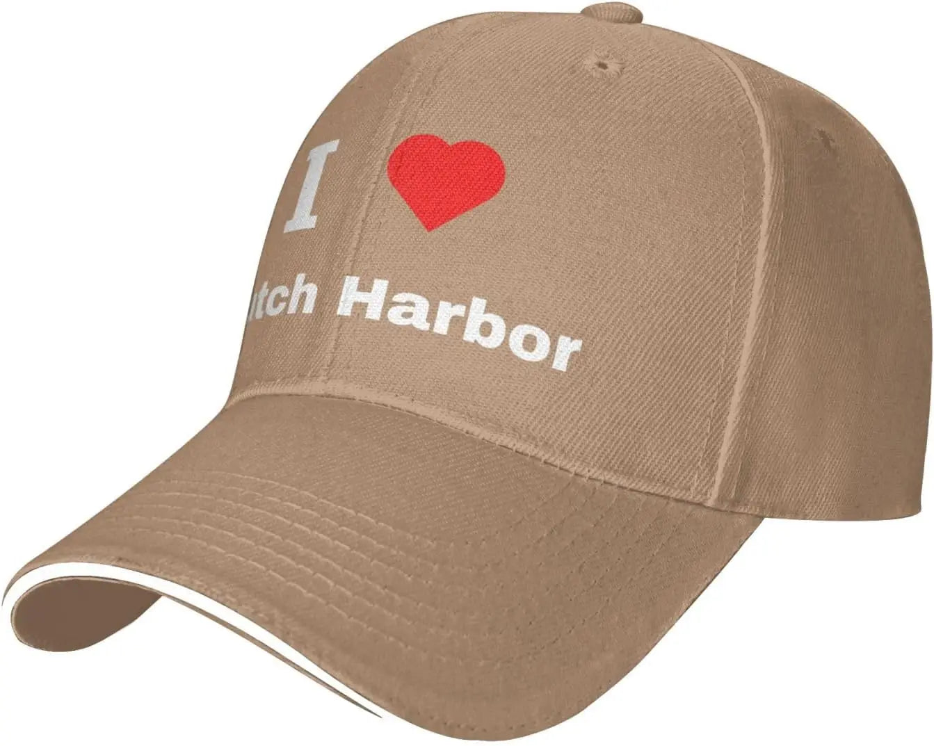 I Love Dutch Harbor Snapback Baseball Cap
