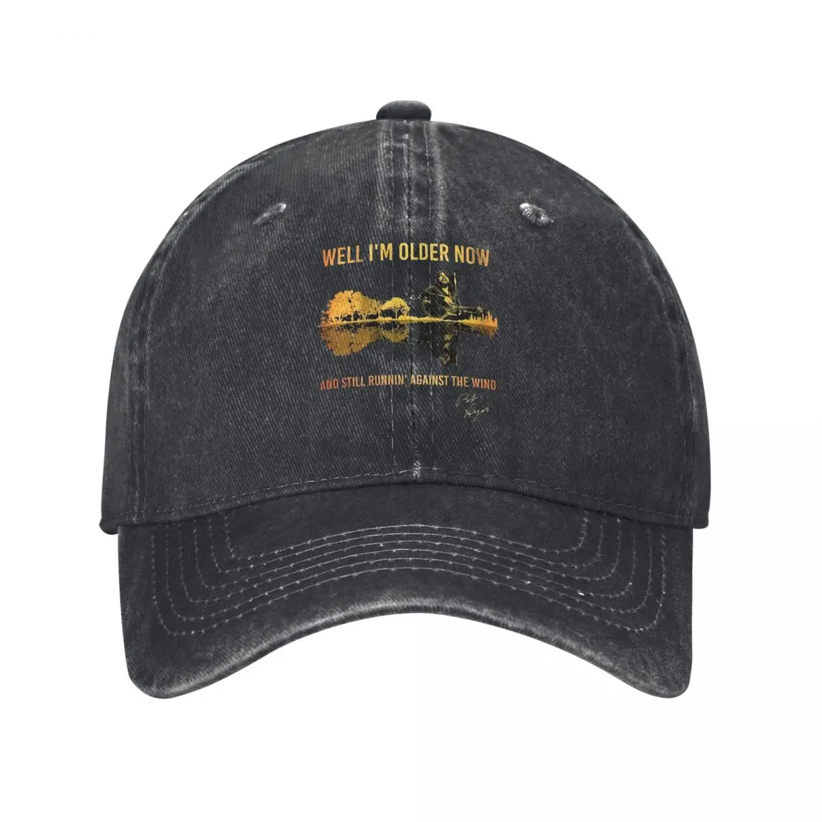 80s Bob Seger Denim Trucker Baseball Cap