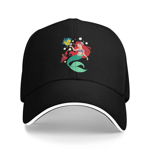 Little Mermaid Ariel Friends Y2K Baseball Cap