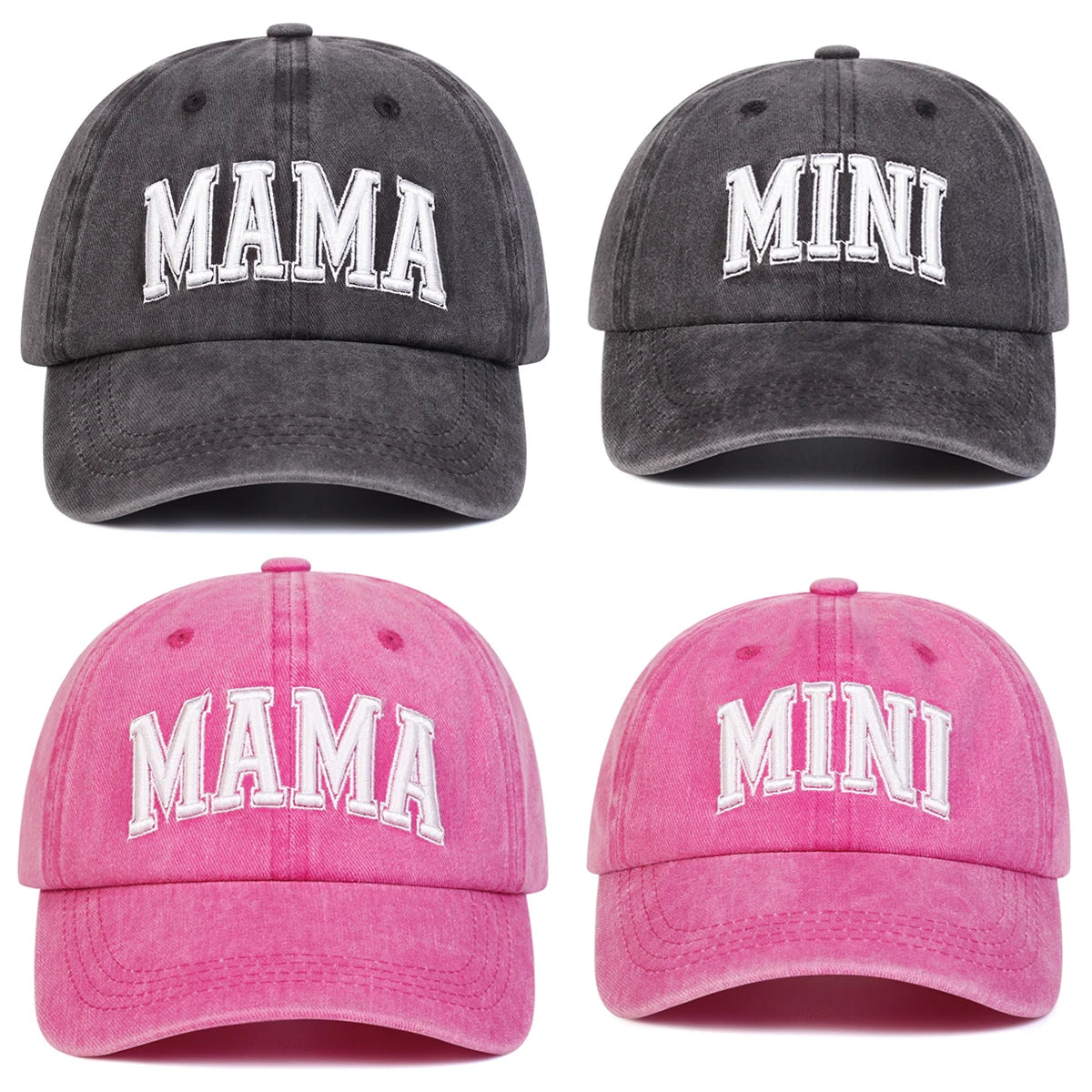 Embroidery Wash Baseball Caps Spring and Autumn
