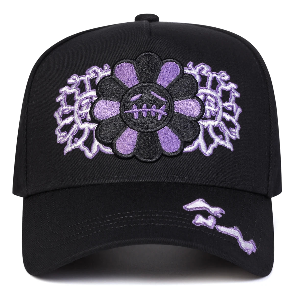Unisex Sunflower Embroidered Casual Outdoor Baseball Cap