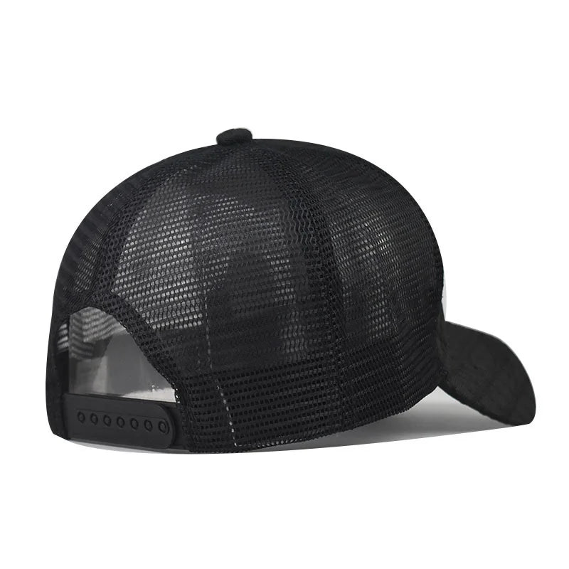 R Letter Icon Men's Baseball Cap for Male Summer