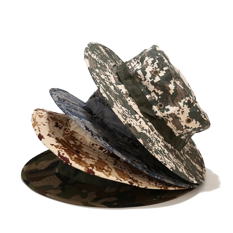 Men Camouflage Tactical Bucket Hat
