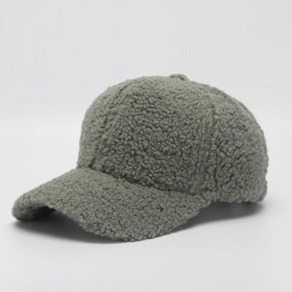 Winter Faux Fur Warm Baseball Cap