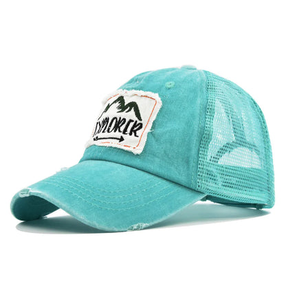Explorer Large Letter Embroidered Baseball Cap