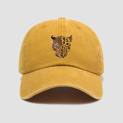 Leopard Print Adjustable Baseball Cap