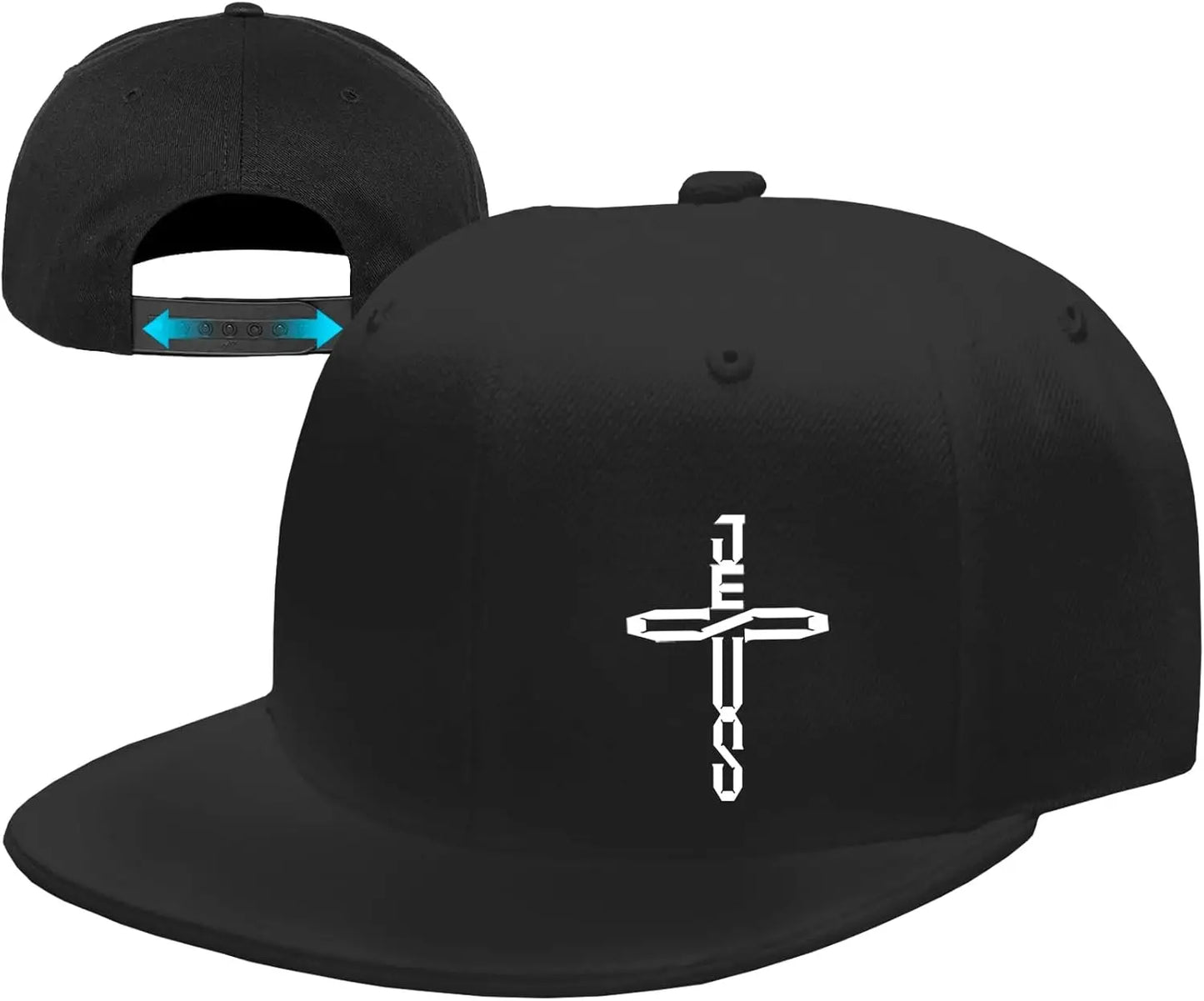 Jesus Cross Graphic Streetwear Snapback Cap