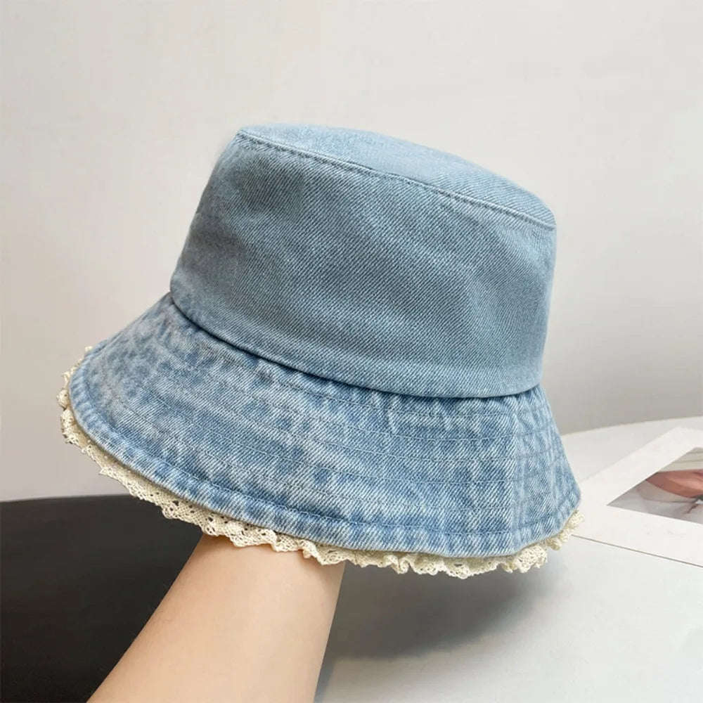 Denim Cotton Unisex Summer Bucket Hat