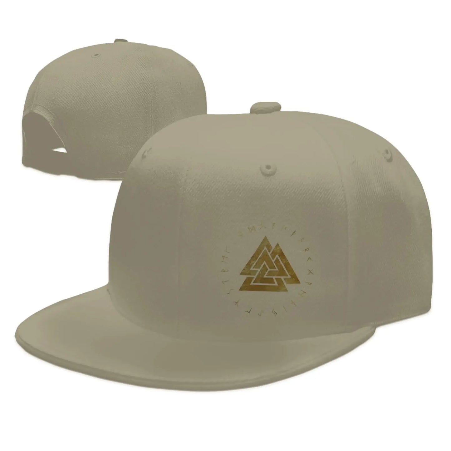 Valknut Odin Symbol Adjustable Snapback Cap