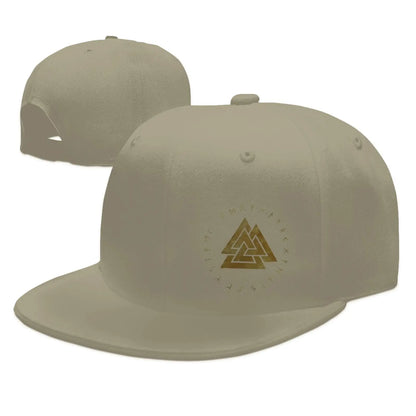 Valknut Odin Symbol Adjustable Snapback Cap