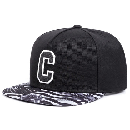 Creative C Letter Street Pop Snapback Cap