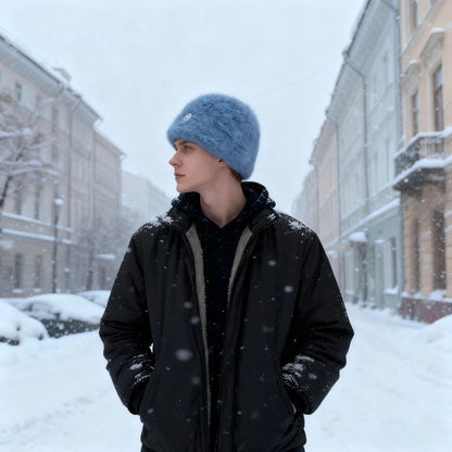 Cute Fleece Solid Color Winter Bucket Hat