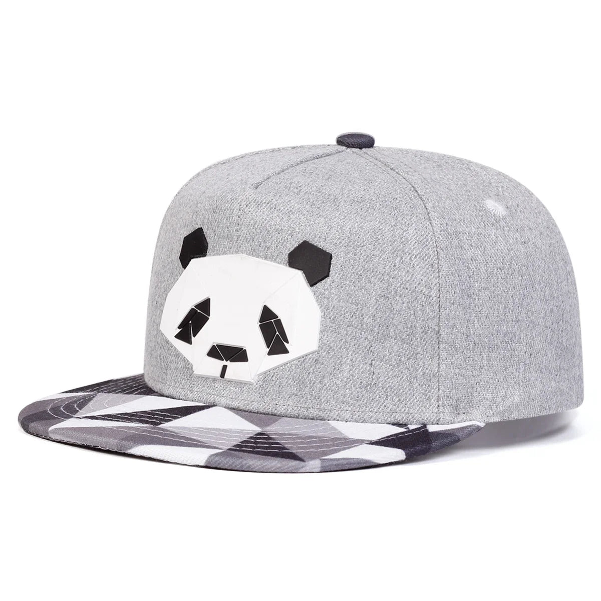Panda Print Unisex Street Snapback Cap