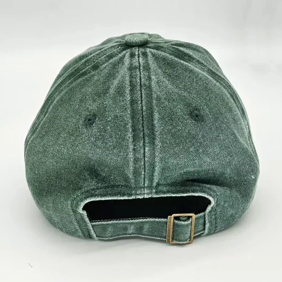 Mini Hedgehog Embroidery Vintage Cotton Baseball Cap