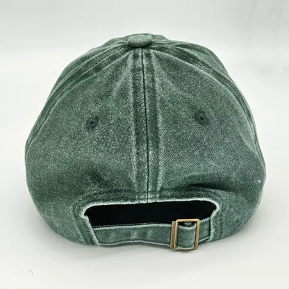 Mini Hedgehog Embroidery Vintage Cotton Baseball Cap