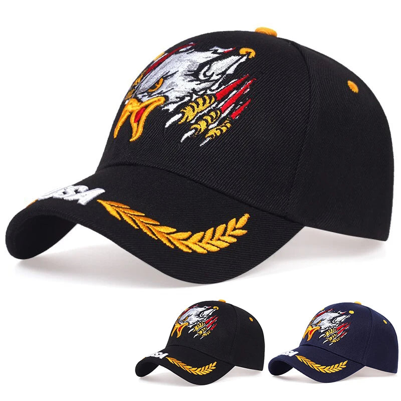 USA Eagles Embroidery Baseball Cap