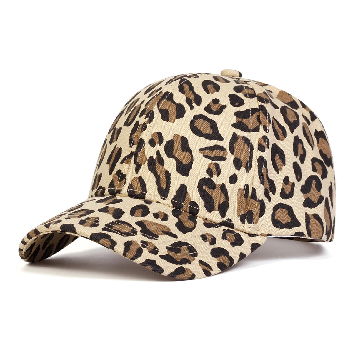 Leopard Print Kids Baseball Cap