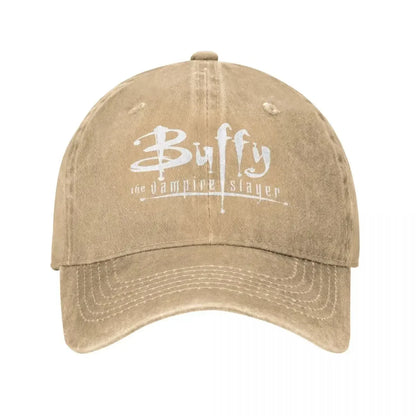 Buffy The Vampire Slayer Distressed Logo Baseball Cap