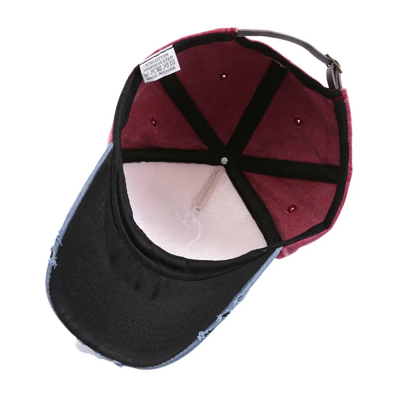 Motorcycle Embroidered Hip Hop Snapback Cap